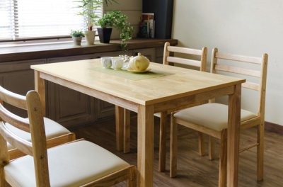 画像1: TORINO　ダイニングテーブル　110×70　NA/WAL　家具　テーブル　CR-S4948609