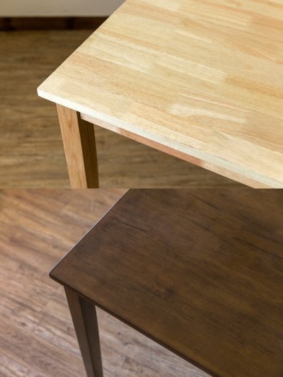 画像3: TORINO　ダイニングテーブル　110×70　NA/WAL　家具　テーブル　CR-S4948609