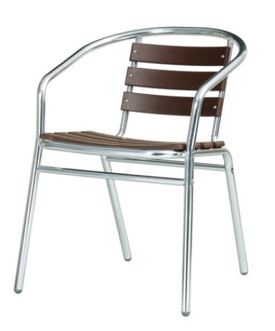 画像1: 屋外用アルミアームチェア　ガーデンエクステリア　椅子　CR-S5873758　