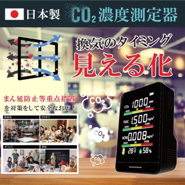画像1: 日本製CO2濃度測定器　CR-S9441717 (1)