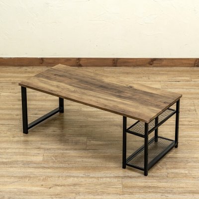 画像1: 【送料無料】【離島配送不可】棚付センターテーブル ABR/DGR/MWH 家具 テーブル CR-S12318114