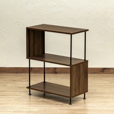 画像3: 【送料無料】【離島配送不可】Grant S字ラック3段 NA/WAL　棚　家具　収納　CR-S11953843