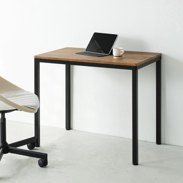 画像1: 【送料無料】【離島配送不可】ヴィンテージテーブル ワークデスク PCデスク 机 つくえ オフィス レトロ モダン 木目 木製 ひとり暮らし　CL-S5287595 (1)