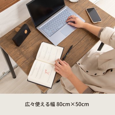 画像3: 【送料無料】【離島配送不可】ヴィンテージテーブル ワークデスク PCデスク 机 つくえ オフィス レトロ モダン 木目 木製 ひとり暮らし　CL-S5287595